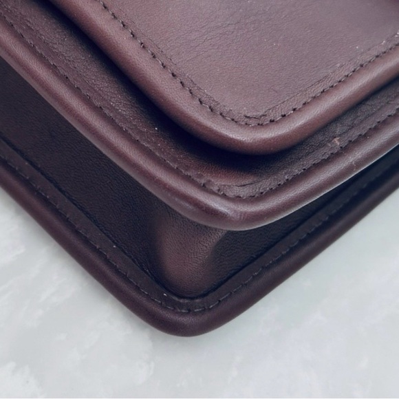 COACH VINTAGE MAHOGANY BROWN STATION BAG  K4 1994 vintage bag - Picture 6 of 10